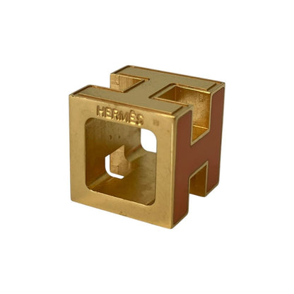 Hermes Cage D'h Cube Necklace Orange — view 5