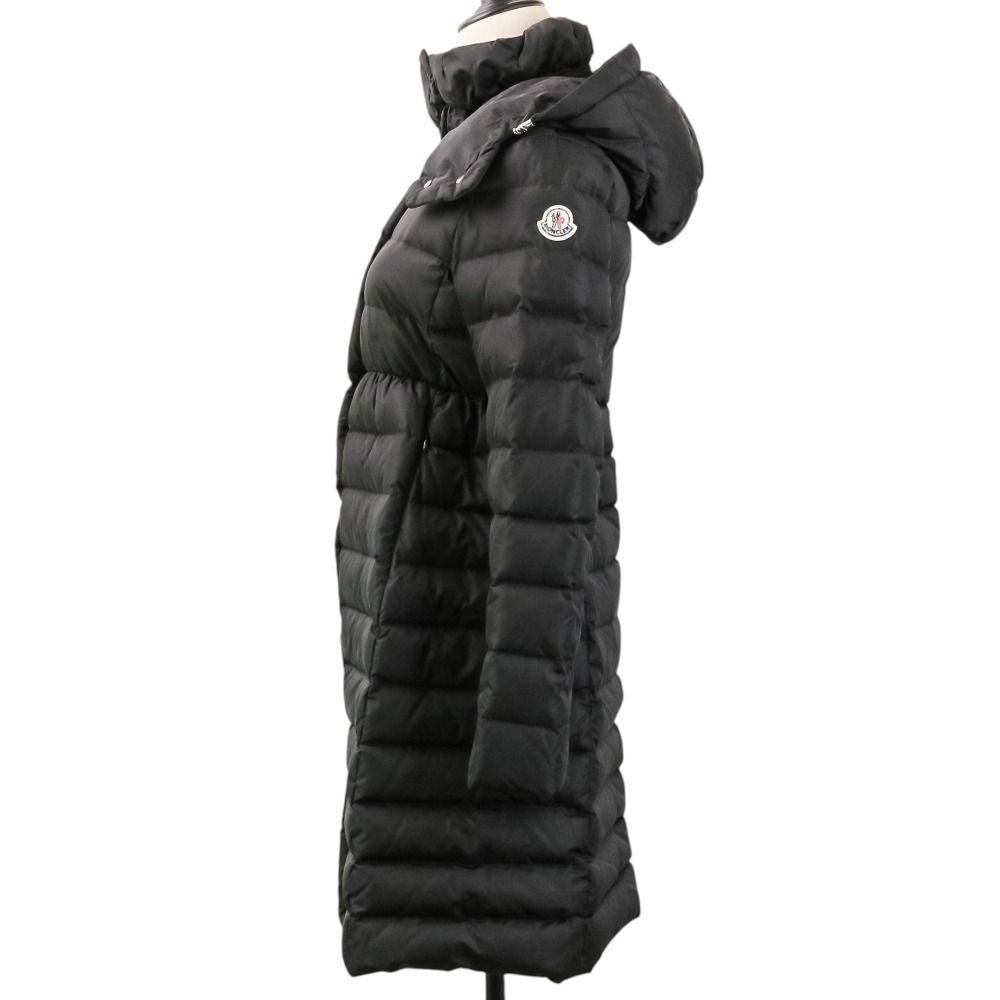 Moncler Adoxa Hooded Down Coat Black — view 4