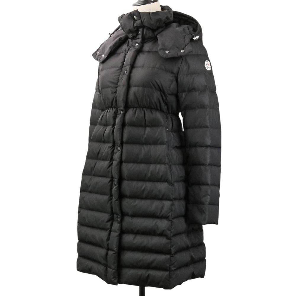 Moncler Adoxa Hooded Down Coat Black — view 3