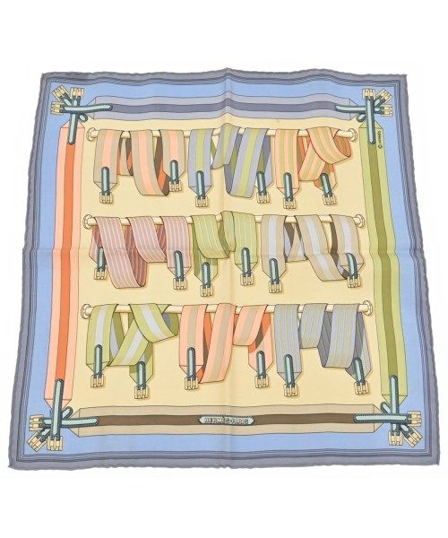 Hermes Bandana Scarf Blue