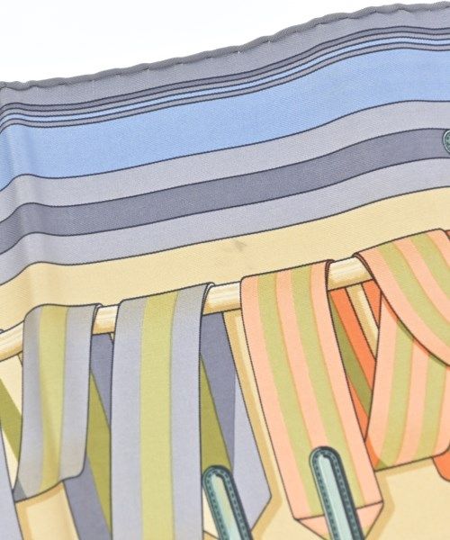 Hermes Bandana Scarf Blue — view 6