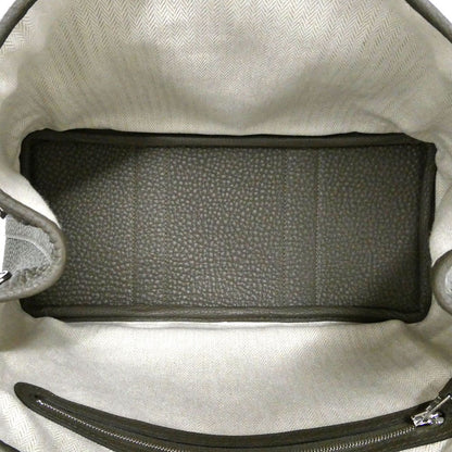 Hermes Garden Party 30 TPM Vert Loden Silver Negonda Tote — view 5