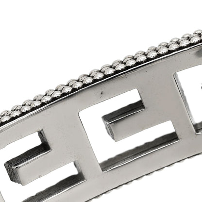 Gucci Bracelet Square G Arabesque 925 Sterling Silver Open Bangle Cutout — view 4