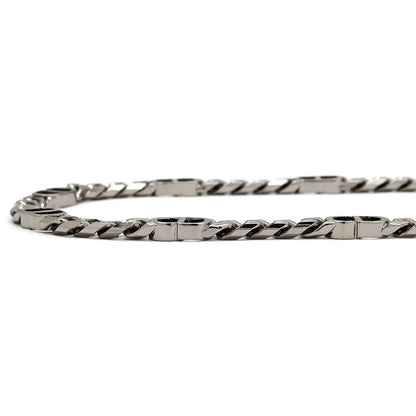 Dior Necklace CD Icon Chain Link Brass Silver CD Logo — view 2