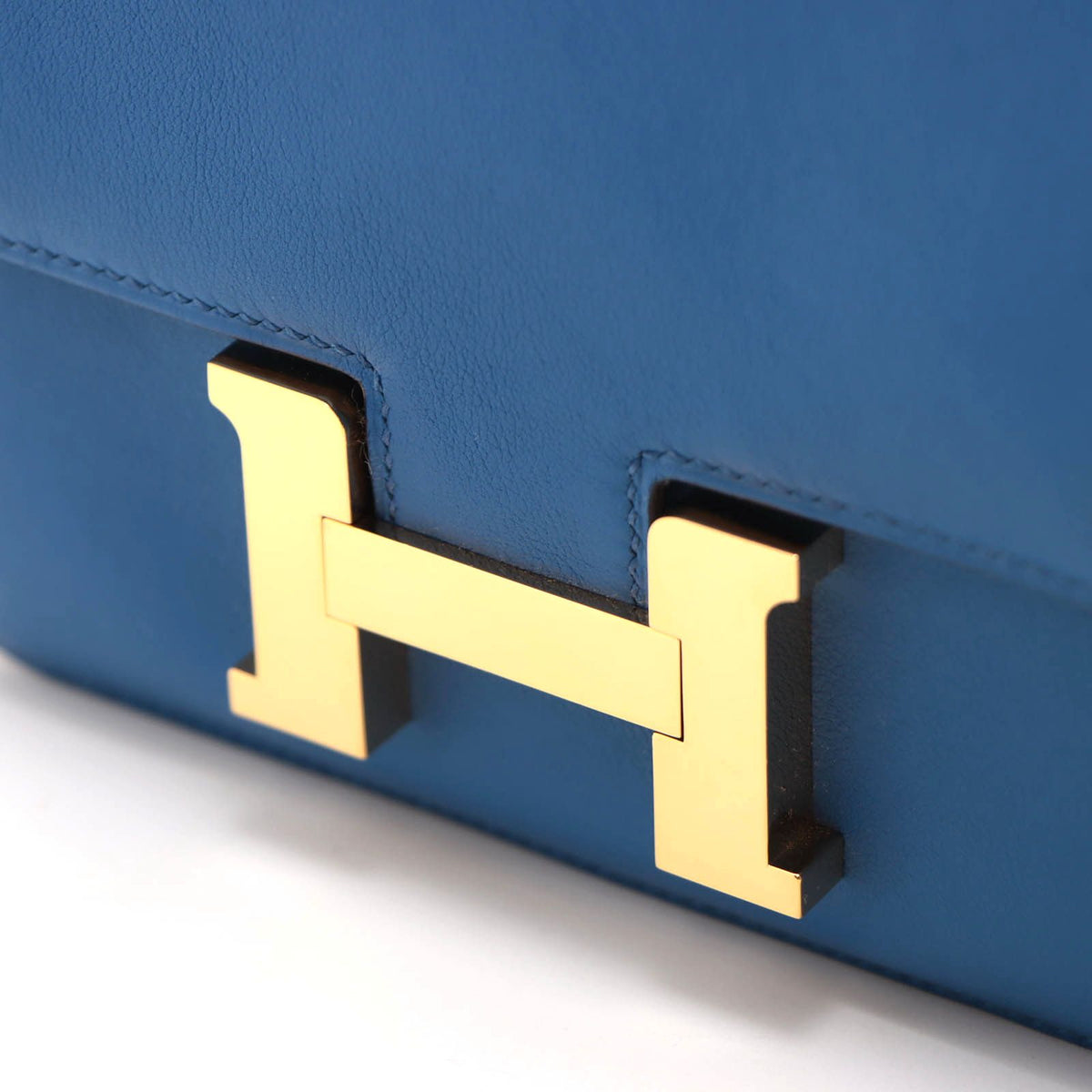 Hermes Constance 18 Miroir Blue France Shoulder Bag Veau Swift — view 5