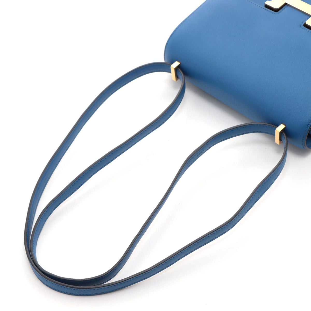 Hermes Constance 18 Miroir Blue France Shoulder Bag Veau Swift — view 4