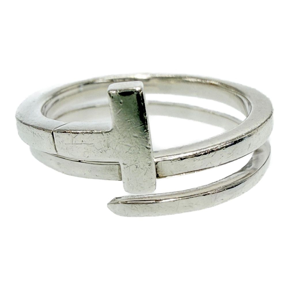 Tiffany & Co Silver T Square Wrap Ring