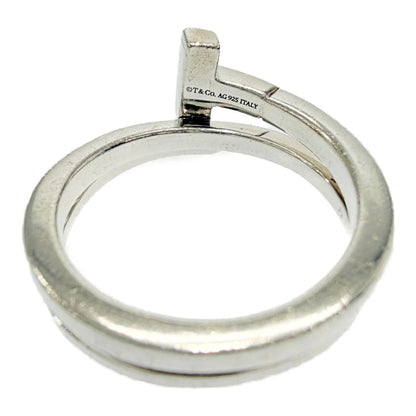Tiffany & Co Silver T Square Wrap Ring — view 7