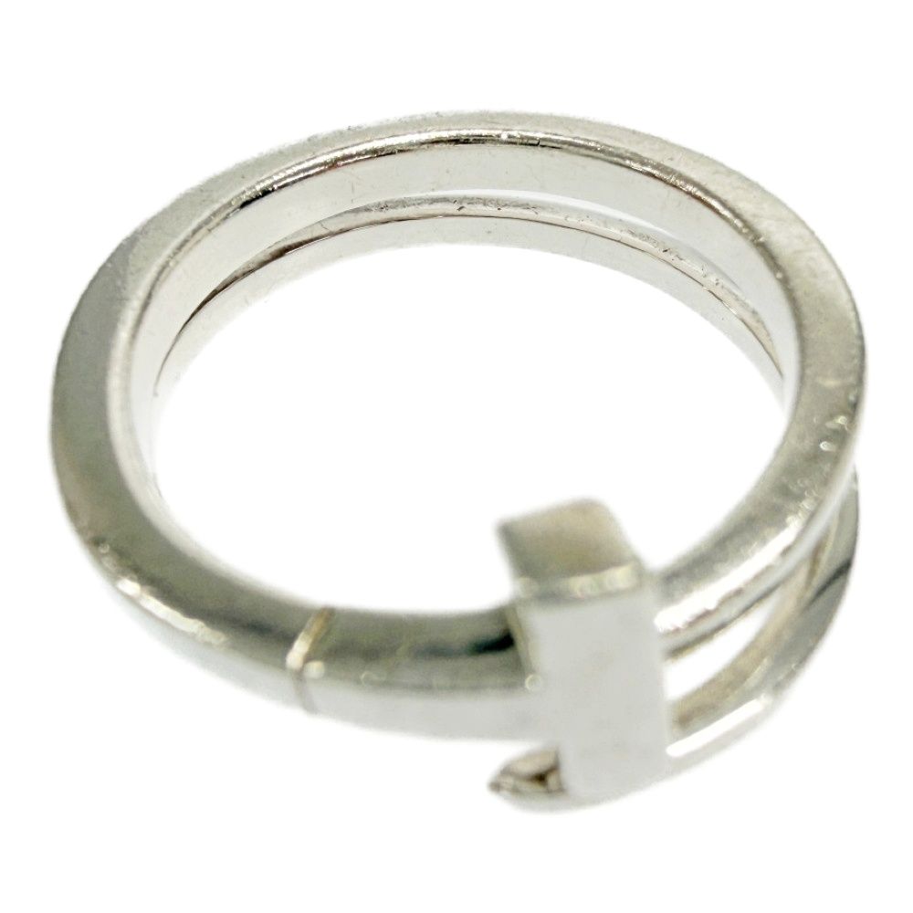 Tiffany & Co Silver T Square Wrap Ring — view 5