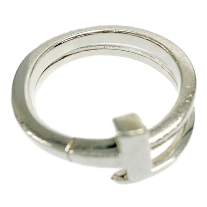Tiffany & Co Silver T Square Wrap Ring — view 5