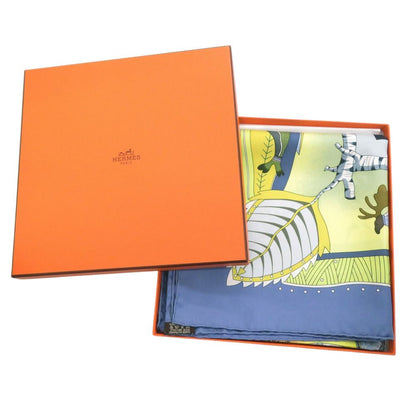 Hermes Carre 90 la Vie du Grand Nord Life in the Arctic Circle Scarf Silk — view 2
