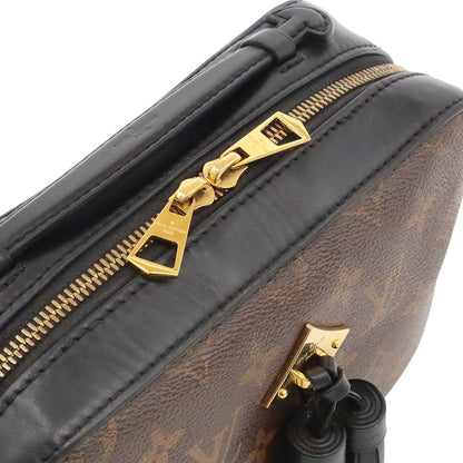 Louis Vuitton Monogram Saintonge Shoulder Bag Pochette 2-Way Tassel Noir Black — view 6
