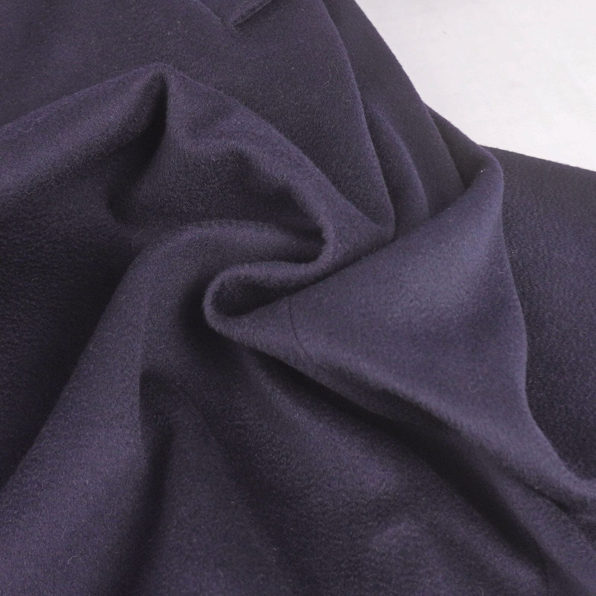Max Mara Weekend Coat Long with Belt Double Breasted Wool Navy — view 8