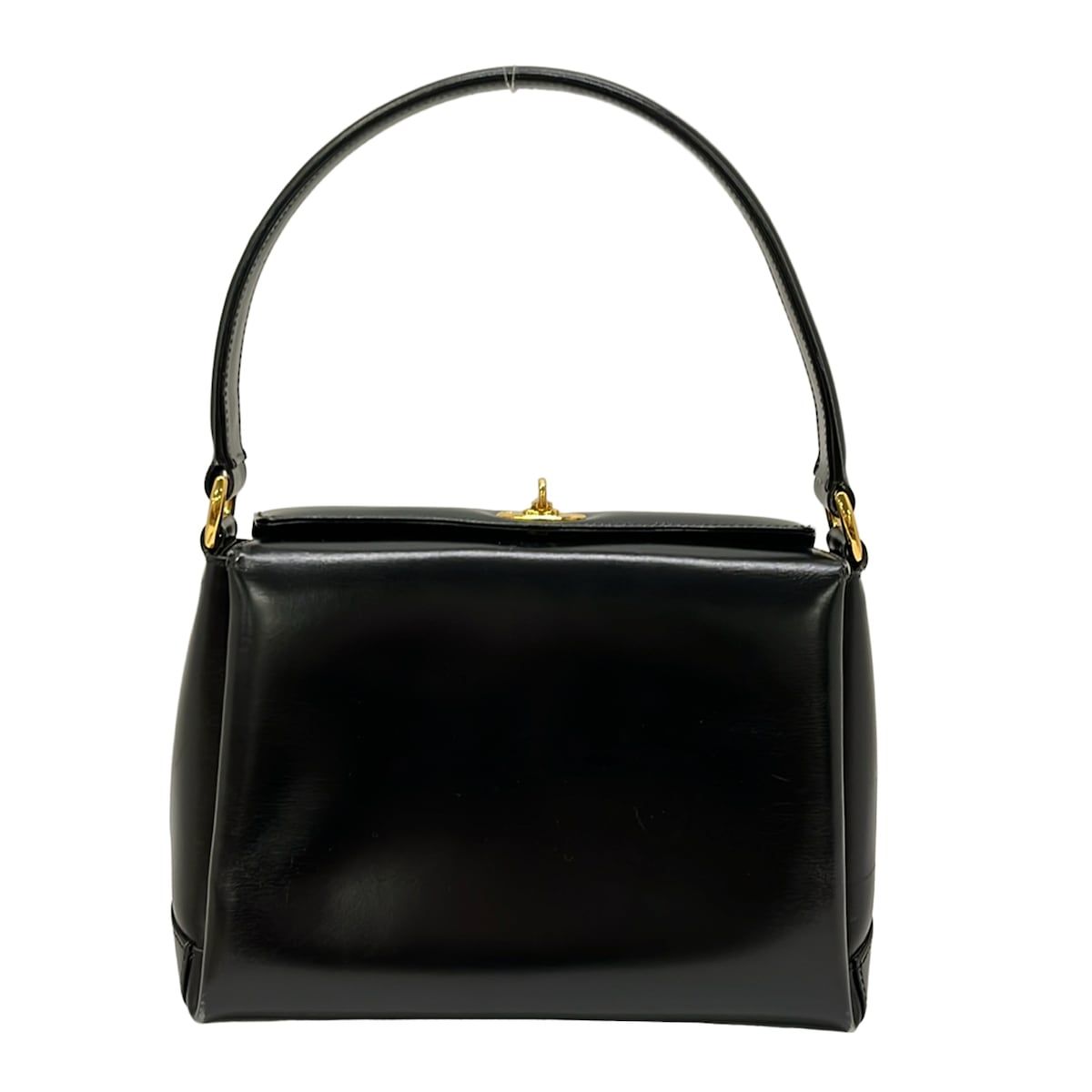 Gucci Handbag Vintage Black Leather