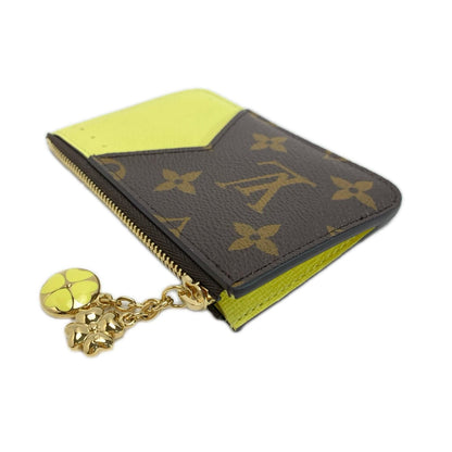 Louis Vuitton Monogram Card Case Romy Yellow Coin Purse — view 3