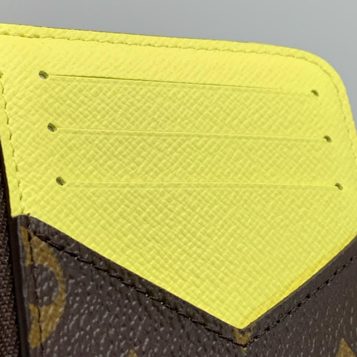 Louis Vuitton Monogram Card Case Romy Yellow Coin Purse — view 8