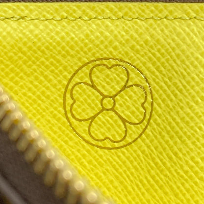 Louis Vuitton Monogram Card Case Romy Yellow Coin Purse — view 6