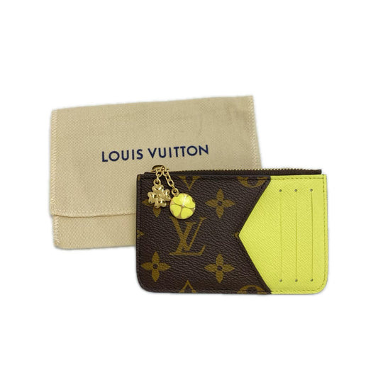 Louis Vuitton Monogram Card Case Romy Yellow Coin Purse