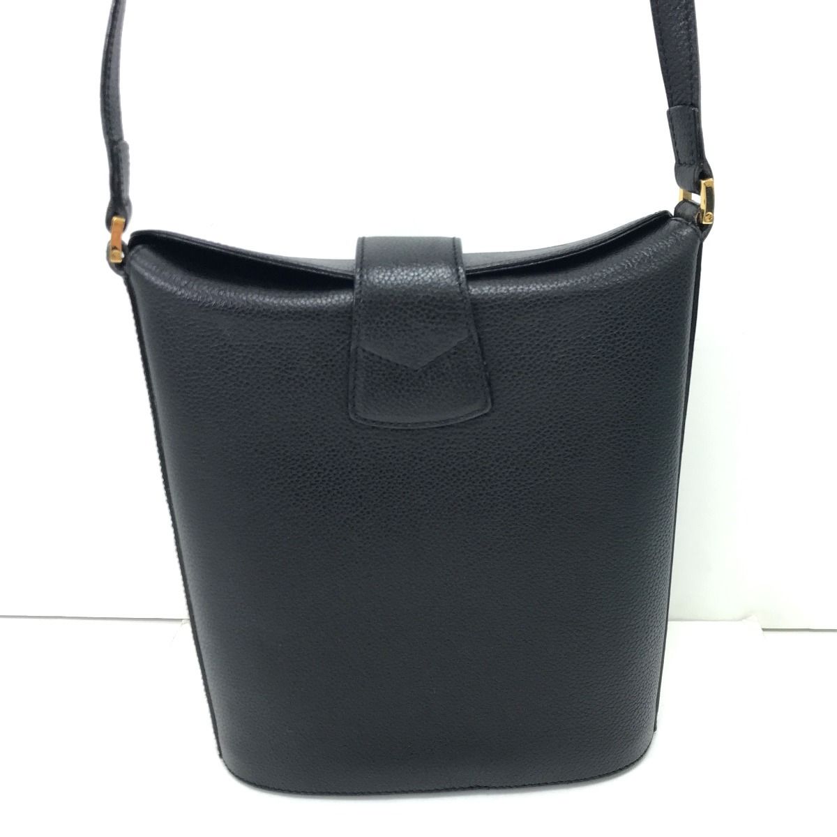 Tiffany & Co Shoulder Bag Perforated Leather Black — view 3