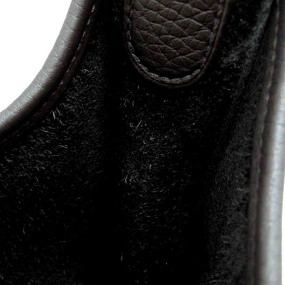 Hermes Evelyne Iiipm Black Shoulder Bag Taurillon Clemence Stamp — view 6