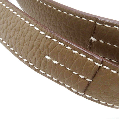 Hermes Cabas Sellier 46 Etoupe Tote Taurillon Clemence Stamp — view 8