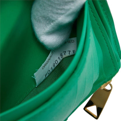 Bottega Veneta Intrecciato Bifold Wallet Paraquito Green Leather — view 8