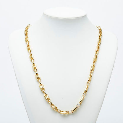 Celine Macadam Long Chain Necklace Gold Plated — view 6