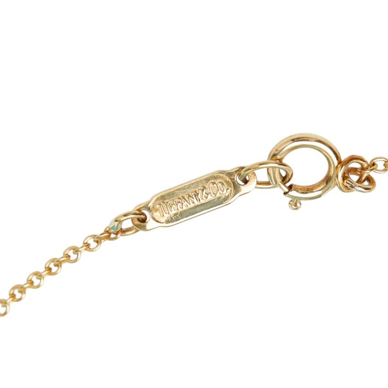 Tiffany & Co Dots Heart Necklace 18k Yellow Gold Platinum — view 6