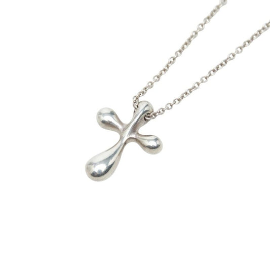 Tiffany & Co Small Cross Necklace Silver