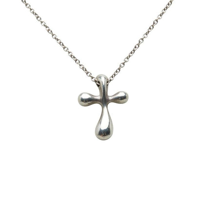 Tiffany & Co Small Cross Necklace Silver — view 3