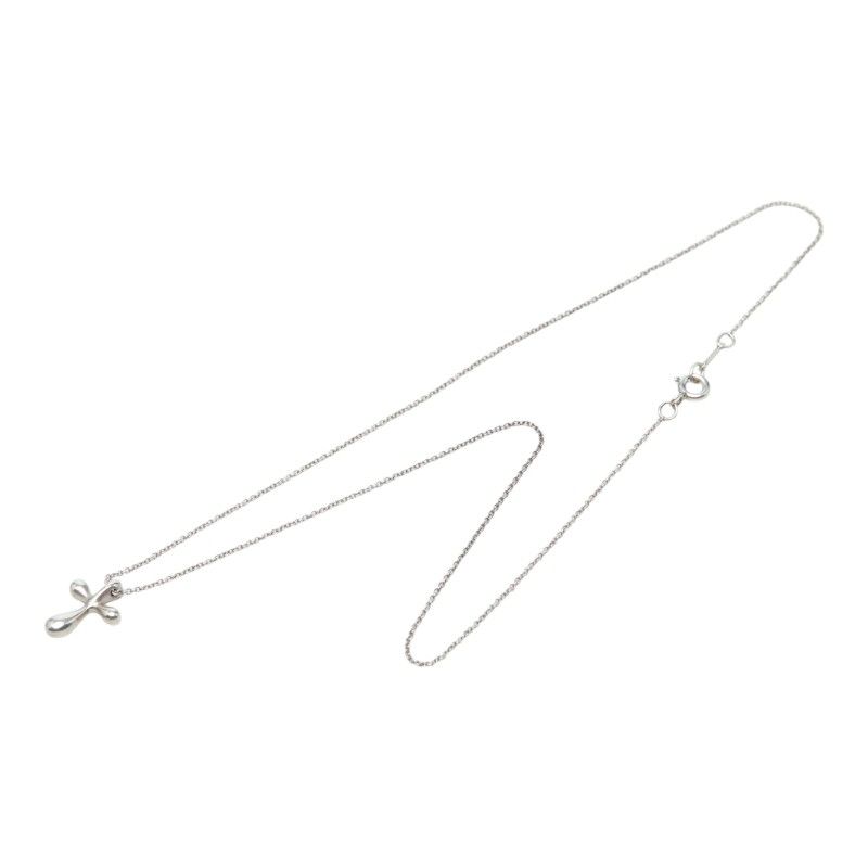 Tiffany & Co Small Cross Necklace Silver — view 4