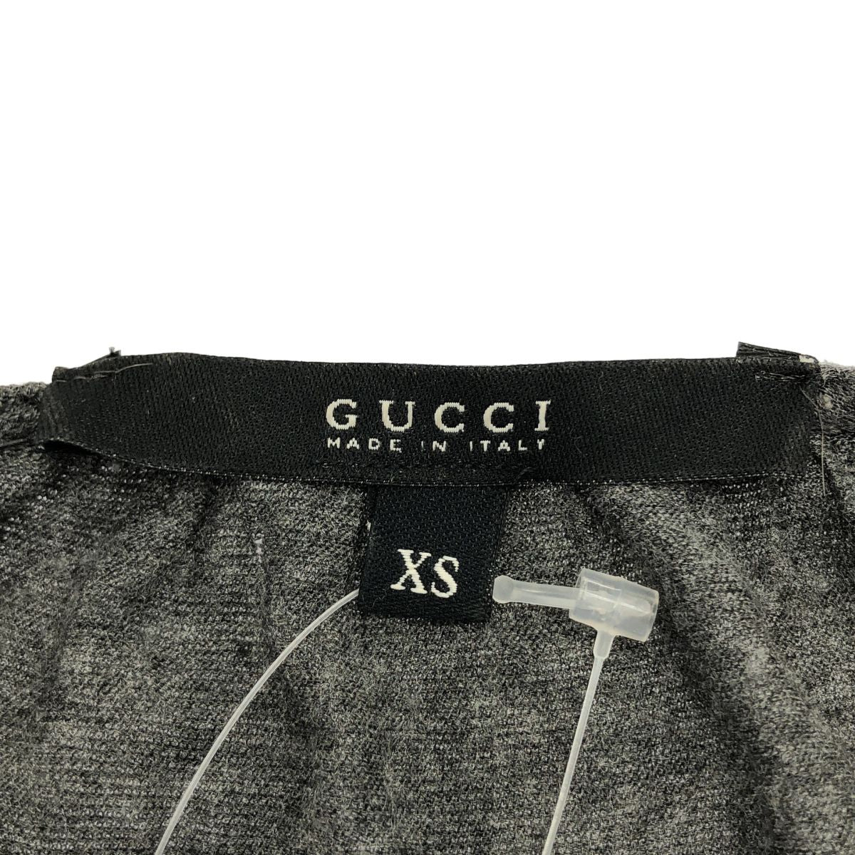 Gucci Sequin Design Knit Top Gray Sweater XS — view 3