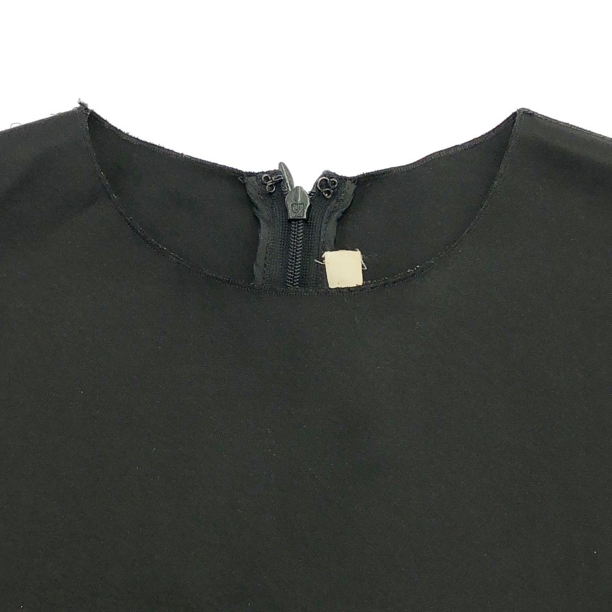 Celine by Phoebe Philo Paneled Silk Wool Top 2 Mix Color 34 — view 4