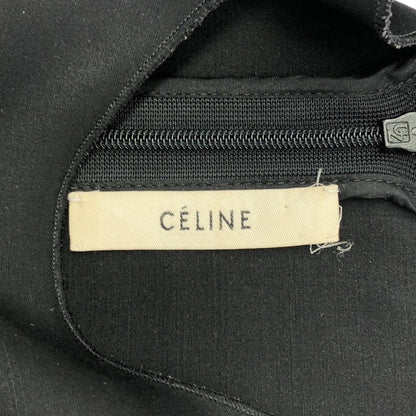 Celine by Phoebe Philo Paneled Silk Wool Top 2 Mix Color 34 — view 3