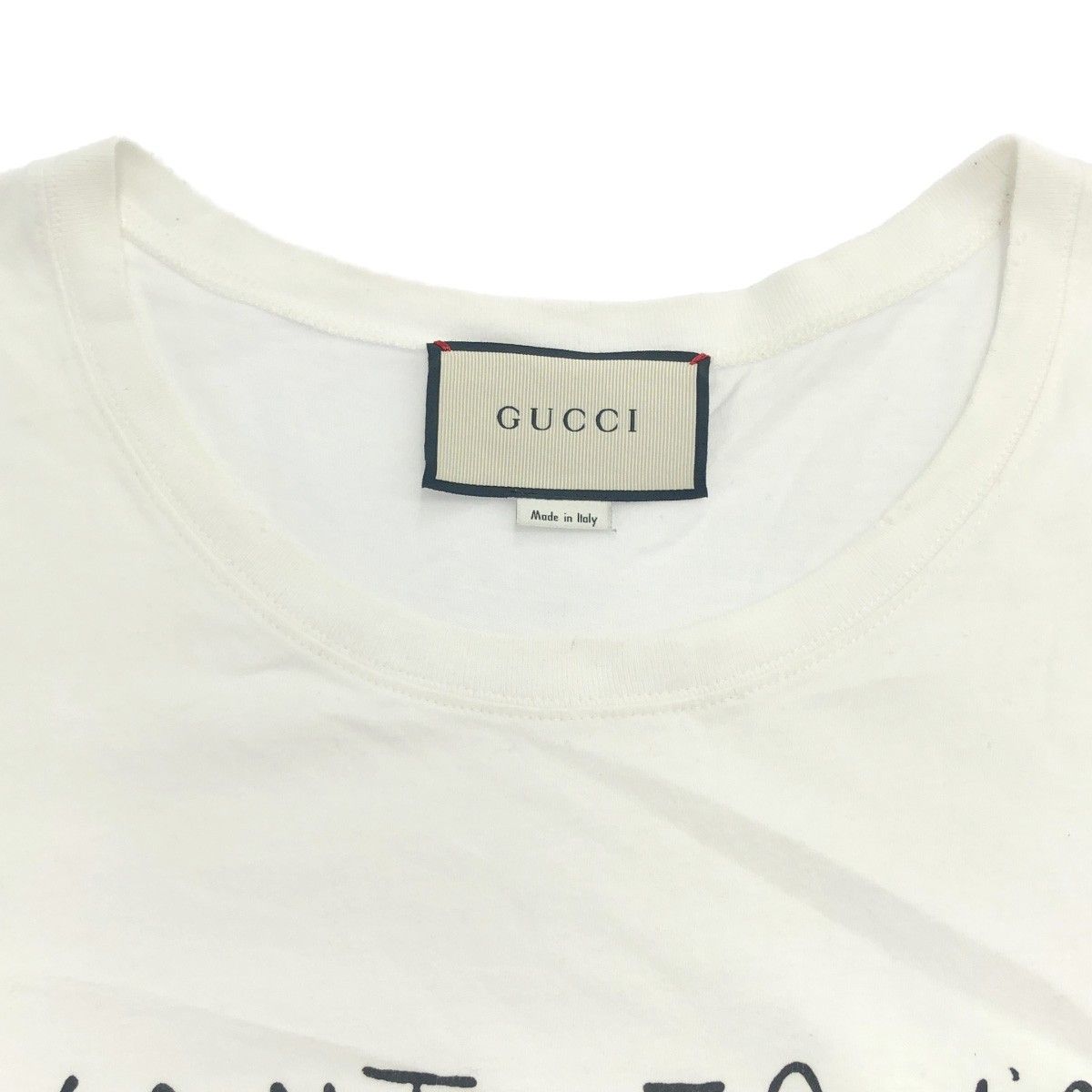 Gucci Flower Embroidery T-Shirt White — view 5