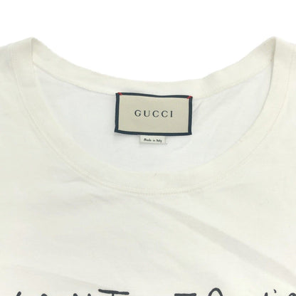 Gucci Flower Embroidery T-Shirt White — view 5