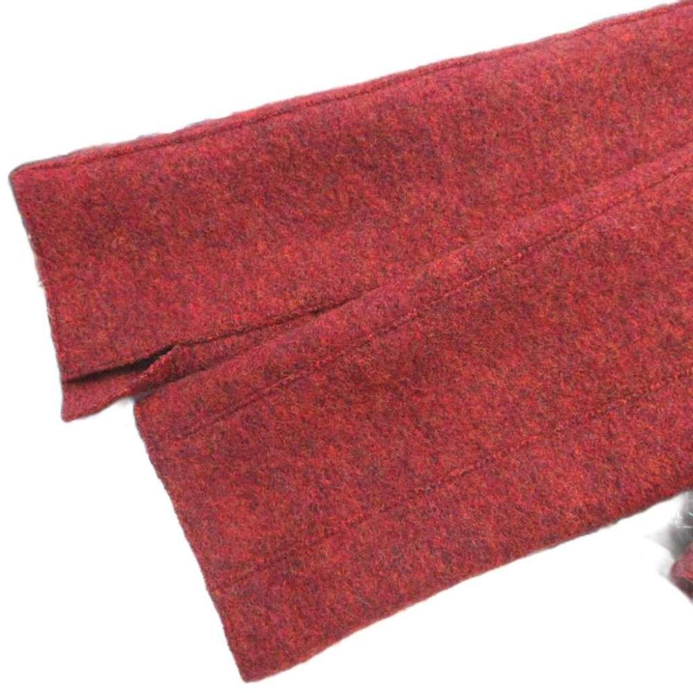 Chanel 99A Vintage Tyrolean Wool Jacket Felt Bordeaux 38 — view 7