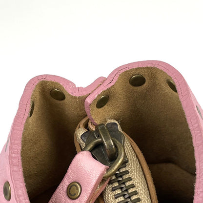 Celine Boogie Bag Handbag Leather Pink — view 7