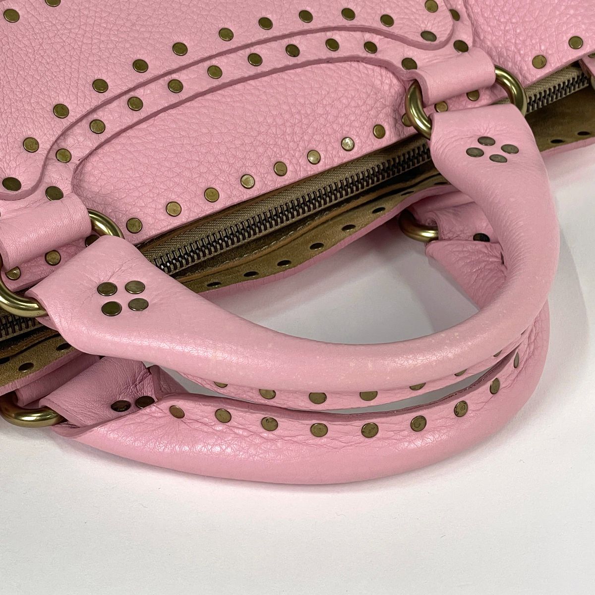 Celine Boogie Bag Handbag Leather Pink — view 6