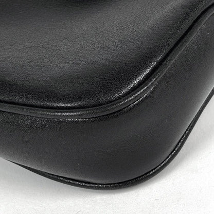 Gucci Lunetta Small Cross Belt Bag Leather Black — view 3