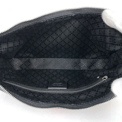 Gucci Lunetta Small Cross Belt Bag Leather Black — view 8