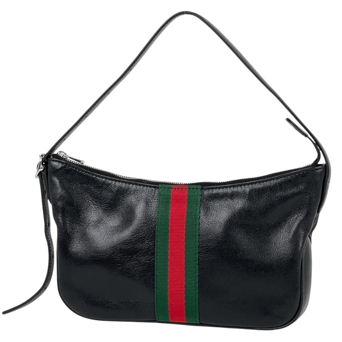 Gucci Lunetta Small Cross Belt Bag Leather Black