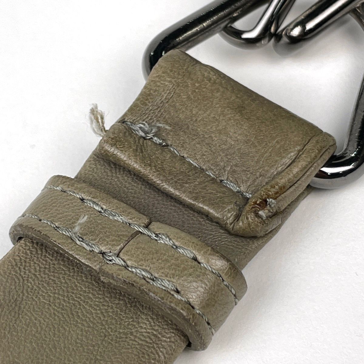 Celine Shoulder Bag Fringe Leather Gray — view 7