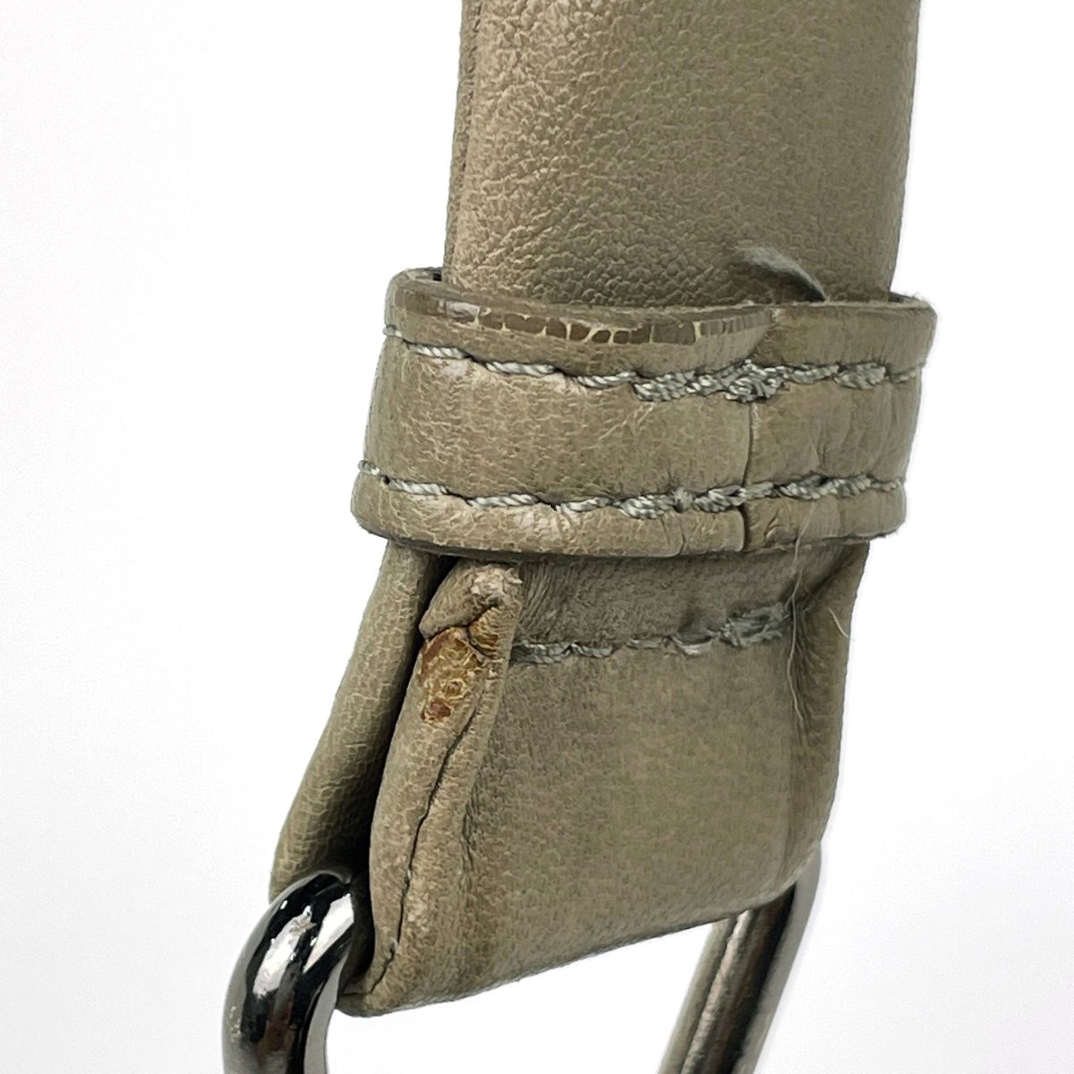 Celine Shoulder Bag Fringe Leather Gray — view 6