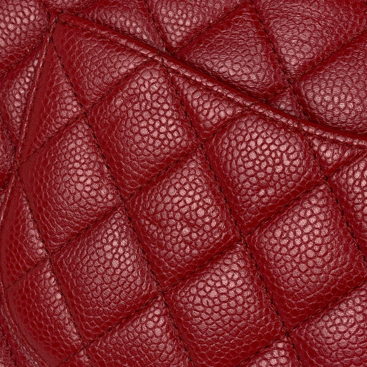 Chanel Shoulder Bag Quilted Double Flap CC Logo Caviar Leather — view 4