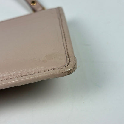 Miu Miu Card Case Matelasse Coin Purse Leather Pink — view 3