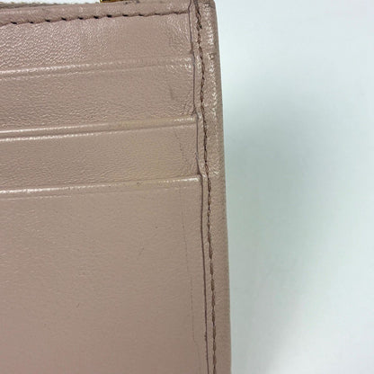 Miu Miu Card Case Matelasse Coin Purse Leather Pink — view 4
