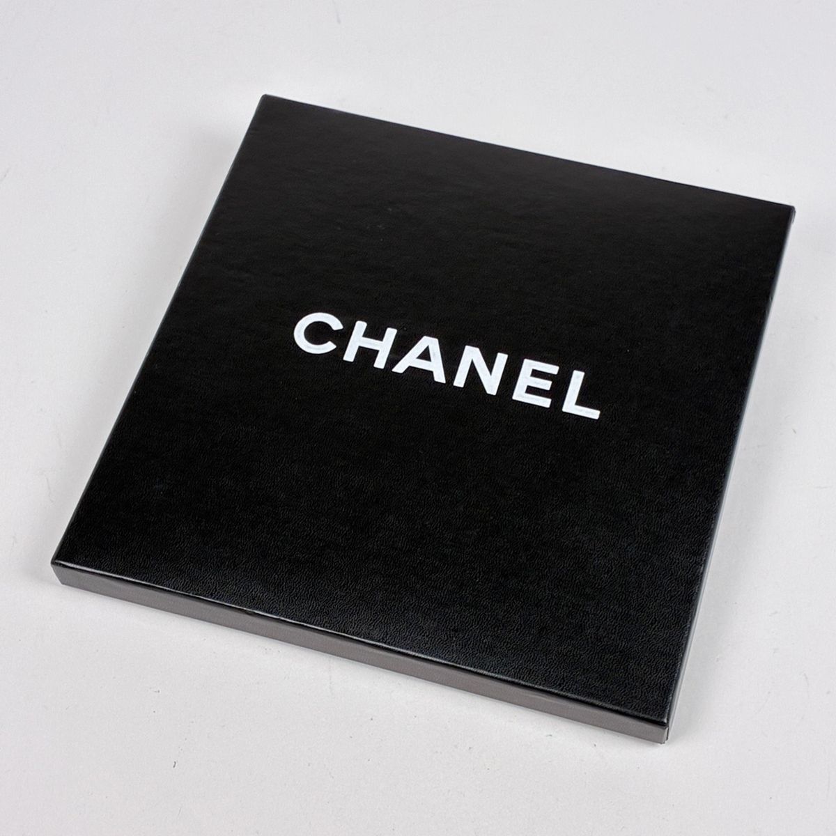 Chanel Scarf CC Logo Silk White Multicolor — view 5