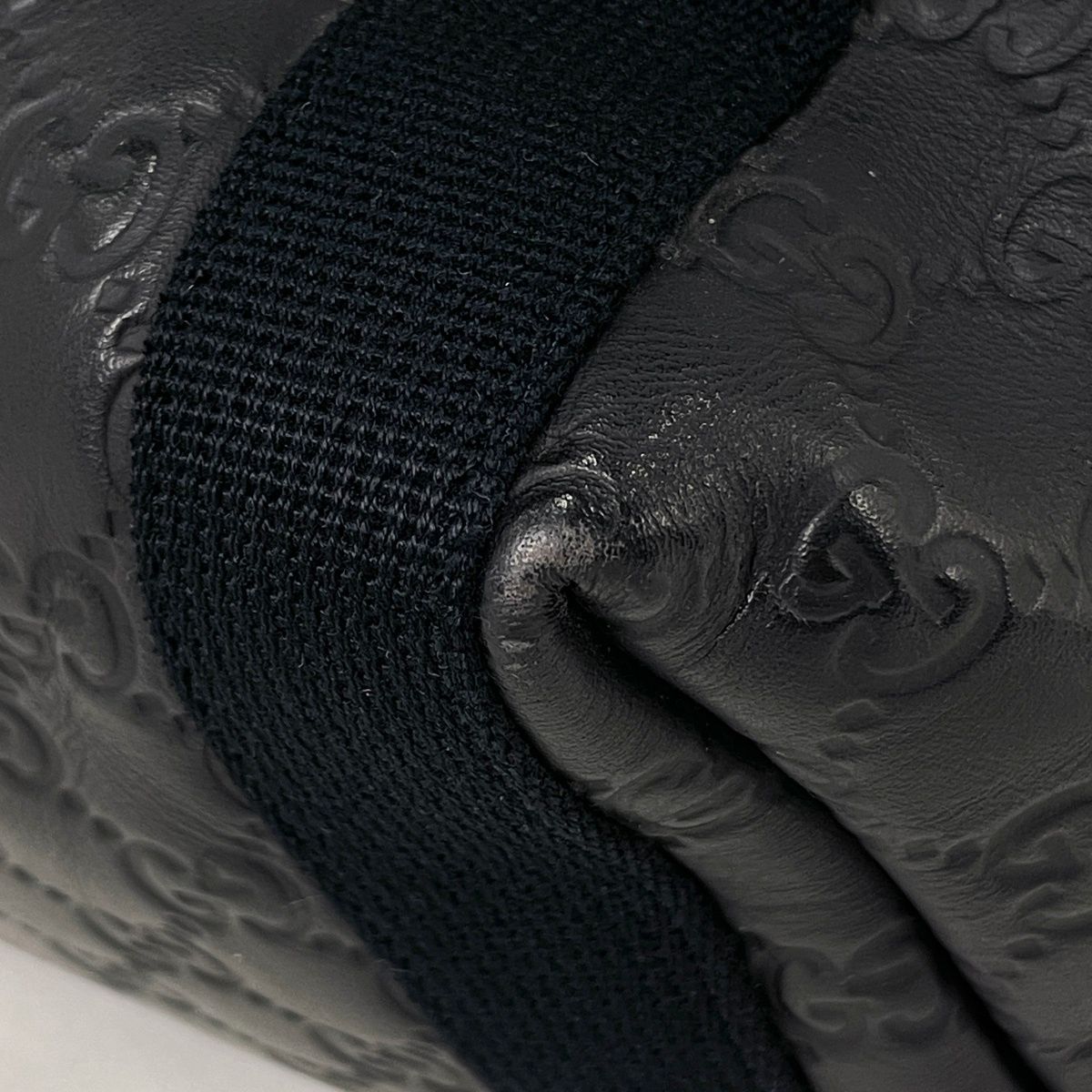 Gucci Backpack Guccissima Leather Navy — view 4