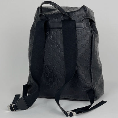 Gucci Backpack Guccissima Leather Navy — view 2